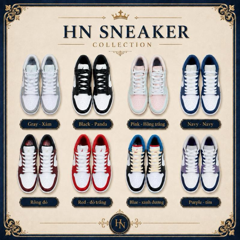 Giày Thể Thao hottrend Cho Nam Nữ - Màu Sắc Đa Dạng - Sneaker