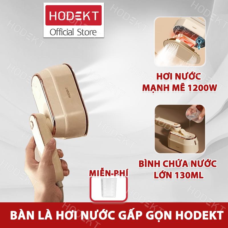 Bàn ủi hơi nước khô và phẳng, HODEKT, Máy ủi hơi nước Có Thể Gập Lại Cầm Tay, Thích hợp cho ướt và khô
