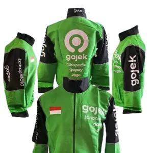 Jaket Ojol {M} Gojek GOTO New Terbaru Sablon Premium Waterproof Outdoor Bahan Taslan Tahan Air Size M #ojol #ojoltiktok #ojolviral