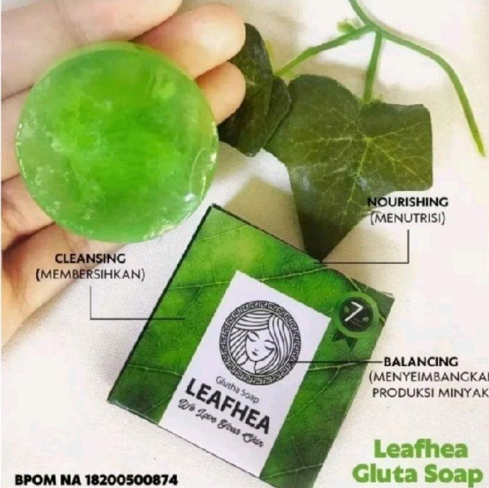 Sabun Leafhea isi 10 pcs Sabun Muka glowing 0