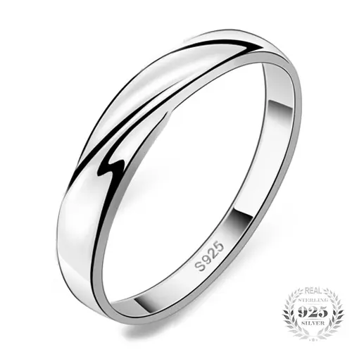 Cincin Perak 925 Premium Unisex No CZ SSR230