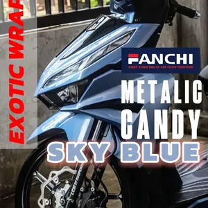 Skotlet Stiker Motor SKY BLUE METALIK CANDY Scotlite SKY BLUE METALIK CANDY Skotlet Blue Sky Candy