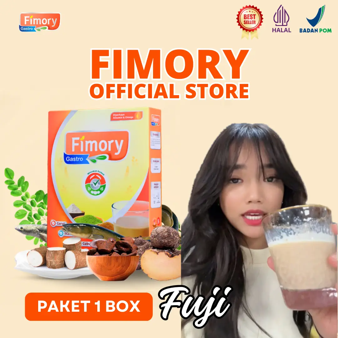 Fimory Gastro Best Seller Paket 1 Box - Cereal / Sereal Umbi Garut | Bisa COD Sudah BPOM dan Halal MUI