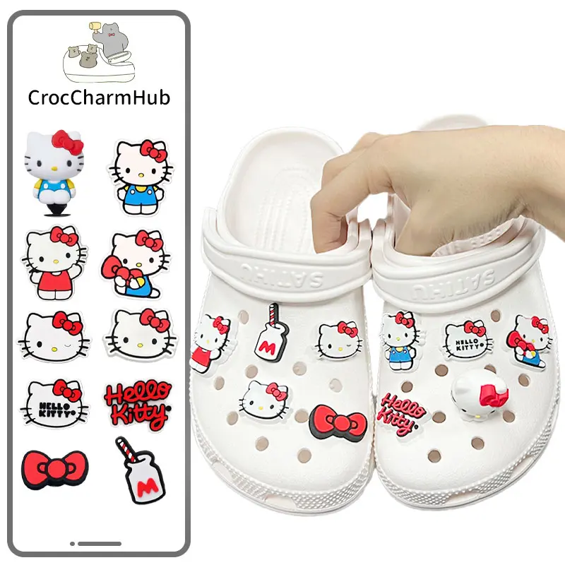 Charm Jibbit Guốc Thời Trang, Thiết Kế Sáng Tạo, Hoạt Hình Dễ Thương, Họa Tiết Đầy Màu Sắc, Thích Hợp Cho Giày Tự Làm, Khóa / Charm Giày / Nút Clog