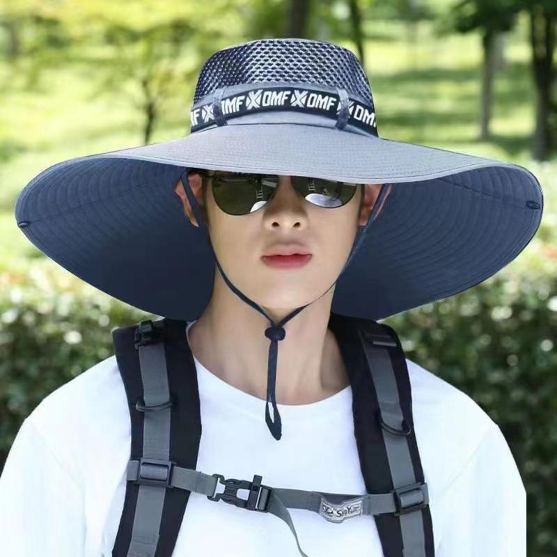 Fashion 360 Degrees Protection Sun Hat Anti-UV Sunscreen and Shading Agricultural Work Hat Removable Face Mask Protect Neck Fishing Cap Summer 3