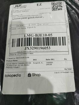 Product Review of GAMIS ABAYA TAMARA DRESS UKURAN S M L XL XXL BUSUI FRIENDLY Muslim Ceruty from t**a 0