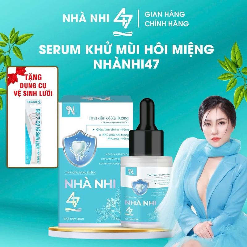 CHÍNH HÃNG- SERUM Khử Mùi Hôi Miệng NHÀ NHI47 - Xịt Miệng dạng Serum.
