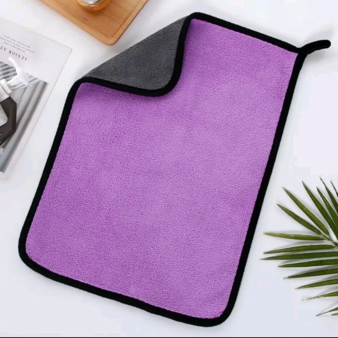 LAP UNGU MICROFIBER UNGU LAP UNGU HALUS LEMBUT Kain Cleaning