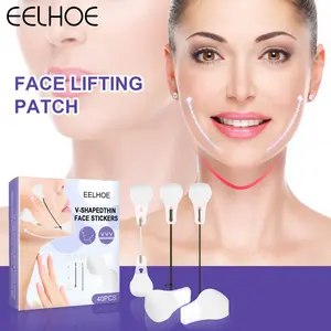 EELHOE Invisible Face Lift Patch Mengencangkan Kulit Wajah, Mengecilkan Otot Rahang, Mengangkat dan Memahat Wajah Muka Facial serum  taboya serum pencerah Penjepit