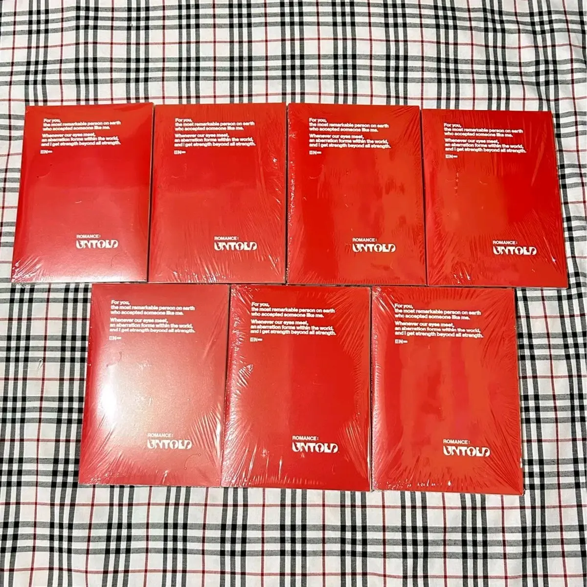 READY STOCK!! ALBUM SEALED UNSEALED ENHYPEN ROMANCE UNTOLD RU (Engene ver.) JAKE JUNGWON HEESEUNG JAY SUNGHOON SUNOO NI-KI