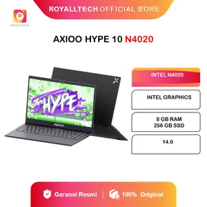 Laptop AXIOO Hype 10 Intel Celeron N4020 8GB 256GB 14” H Win 11 + Office Laptop Murah Pelajar