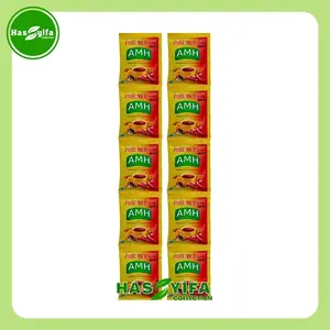 Jahe Merah Herbal Amh dengan Habbatussauda Kemasan Renceng isi 10 Sachet