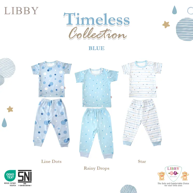 3Setel | TERBARU Setelan Libby Baby Set Pakaian Anak Motif | Size S.M.L.2L.XL.XXL | SNI . Katun 4