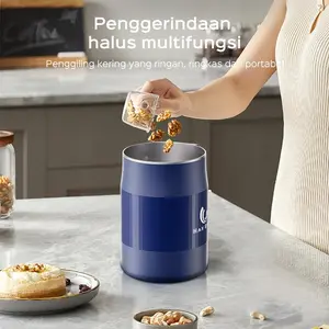 Promo Guncang Han River Electric Coffee Grinder Portable Penggiling Kopi Blender Pasti Ori