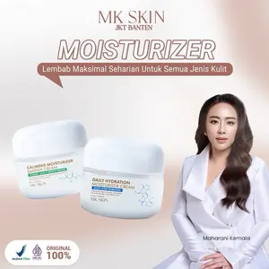 [READY] MK SKIN MOISTURIZER CREAM HYDRATING CALMING DENGAN KANDUNGAN PANTHENOL SEA WATER NIACINAMIDE MEREDAKAN KULIT KEMERAHAN, PERAWATAN KULIT KERING 50ML