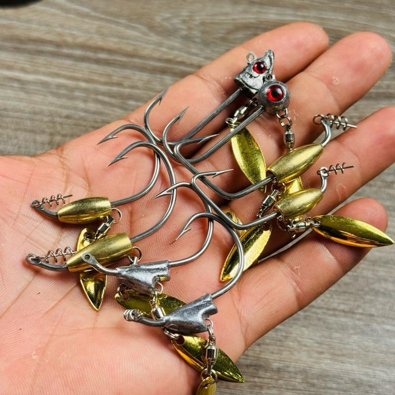 Lưỡi mồi mềm - lưỡi jighead chuyên câu lure Tâm Lão Quỷ 4-5cm