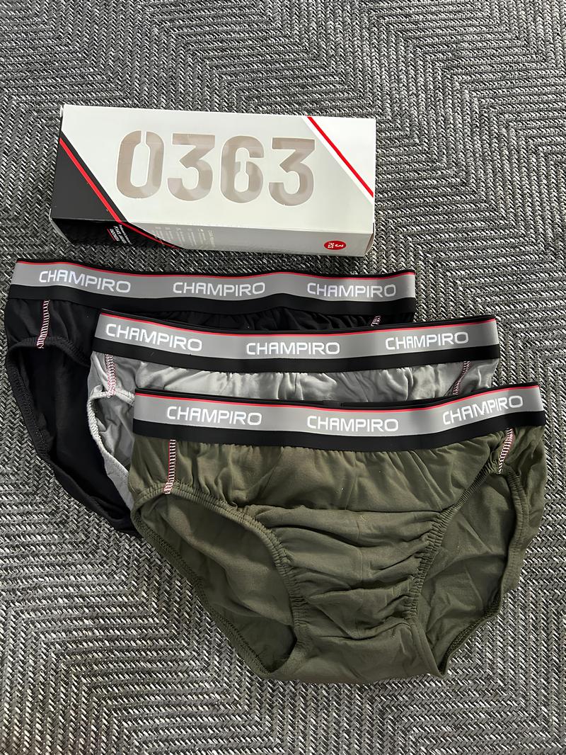 Product Introduction of Celana Dalam CHAMPIRO 0363 Segitiga Bahan Katun Nyaman Karet Embos Merek Untuk Pria Dewasa 5