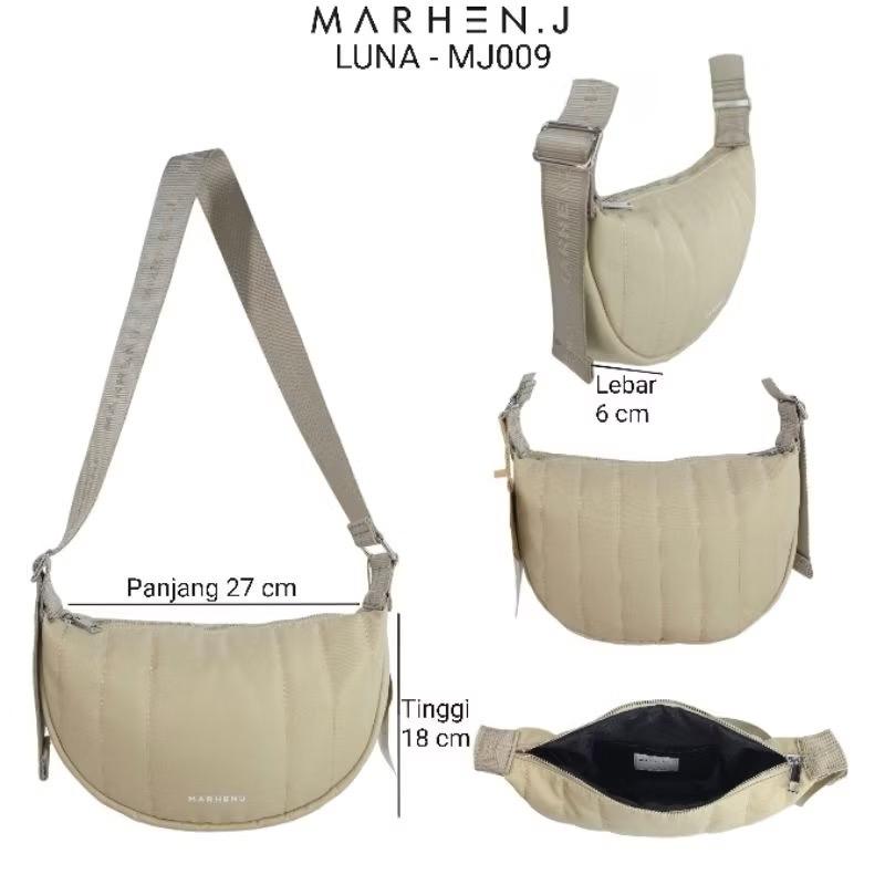 Tas Selempang Halfmoon Luna Bag MJ009 Premium Good Quality bahan Nilon Waterproof 1