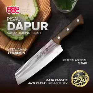 [BEC] Pisau Dapur Cocok untuk Wanita Super Tajam Khusus Potong Sayur Buah Daging
