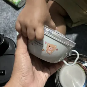 Mangkok Bayi Stainless / Mangkok Tutup Kedap Udara Mpasi Anak