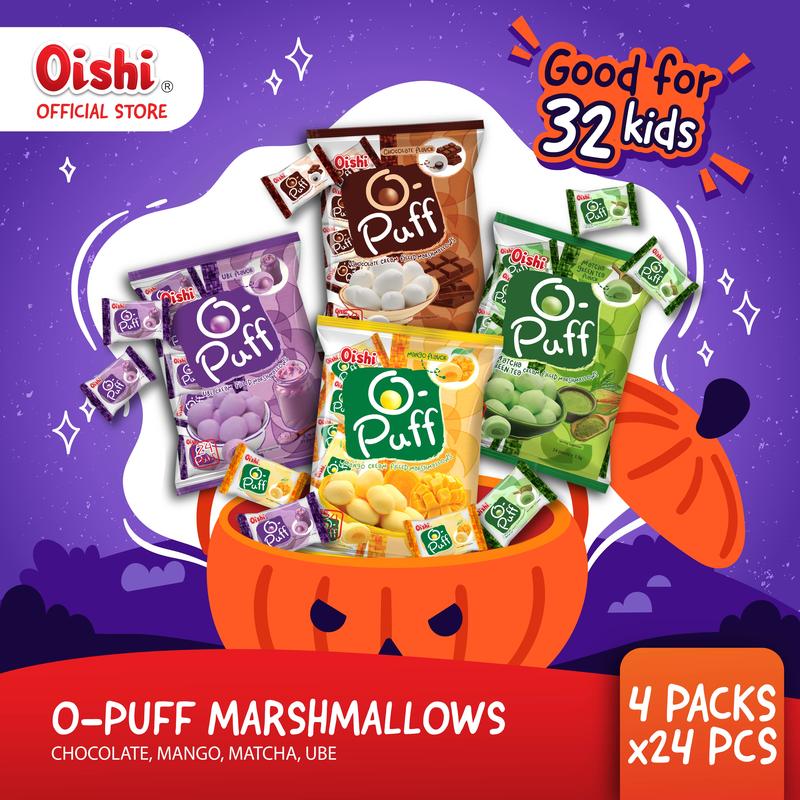 O-Puff Marshmallows Assorted 3.5g x 24 (4 packs) [Chocolate, - TikTok ...