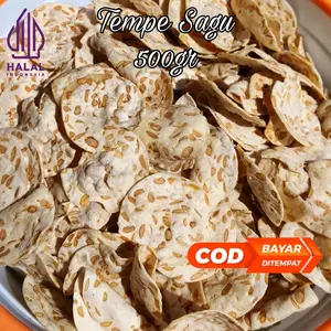1kg / 500gr - Tempe Sagu Khas Trenggalek / Gurih Renyah / Camilan Keripik Tempe Snack Cemilan