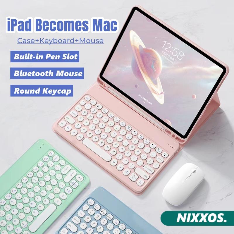 CODNIXXOS Bao Da Kèm Bàn Phím Bluetooth Từ Tính Cho iPad 10 10.2" iPad 7th/8th/9th Gen 10.9" Air4/Air5 2021/2020 Pro 11"