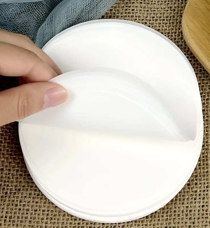 Kertas Minyak Bulat Baking Paper Oil Diameter 12 Isi 50 Pcs 5