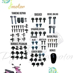 Set Lengkap Baut Honda Beat Karbu untuk Motor - Motorcycle Car