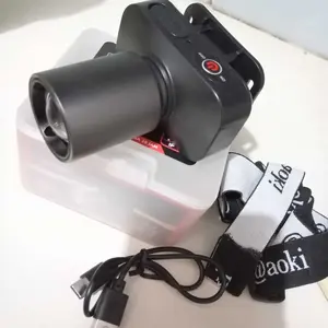 AOKI Senter Kepala 800 lumen Cahaya Maksimal Plus RechargePro dengan USB-C, 60W Fokus & Penyebaran Zoom