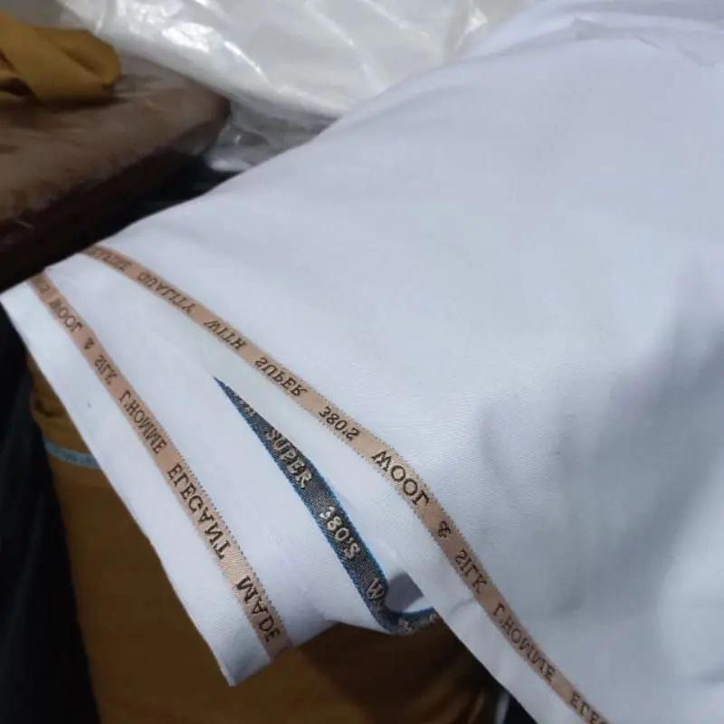 Dewa Kain Tekstil - Seragam Dinas Wool slik Katun Premium untuk PDH PNS ASN Dokter Bidan Perawat Safari PPPK P3K Celana Semi Safety Panjang 4