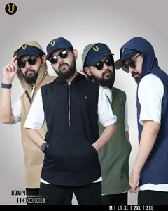 Uhud Basic - Rompi Hoodie Rompi Shalat