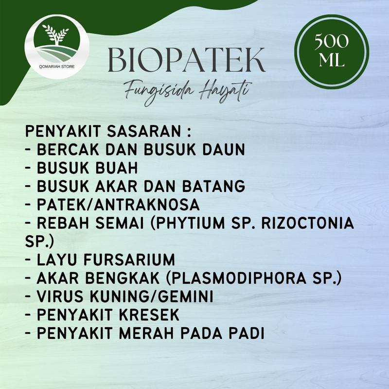 COD BIOPATEK 500 ML FUNGISIDA ATASI PENYAKIT BUSUK BUAH CABE PALING AMPUH - OBAT SEMPROT PEMBASMI PENYAKIT BUSUK BUAH CABE RAWIT PALING BAGUS 4