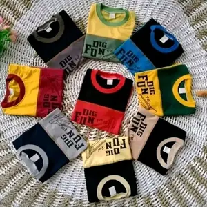 Paket 50 ribuan dpt 5 kaos anak bahan katun adem,nyaman  dipakai sehari-hari