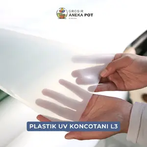 Plastik UV Koncotani Greenhouse (Lebar 3 Meter) Tebal 200 micron