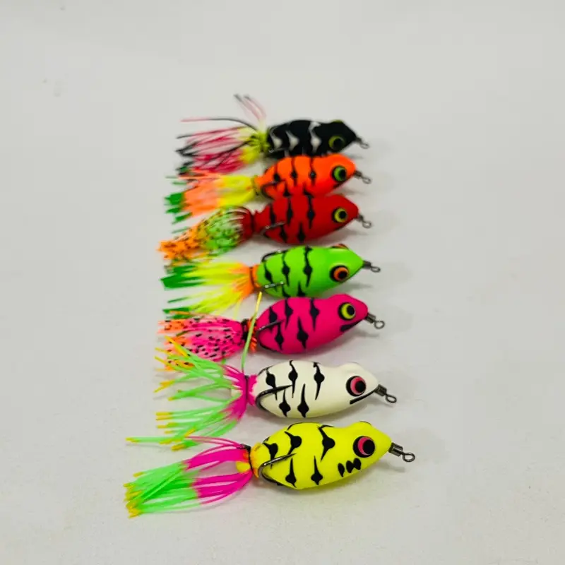 PROMO SOFT FROG SKIRT BERDIRI  4CM 6GRAM || UMPAN CASTING IKAN GABUS DAN TOMAN 1