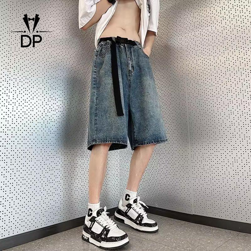 Product Introduction of New Korean fashion men denim shorts young men jeans shorts high grade linen male jeans shorts 29