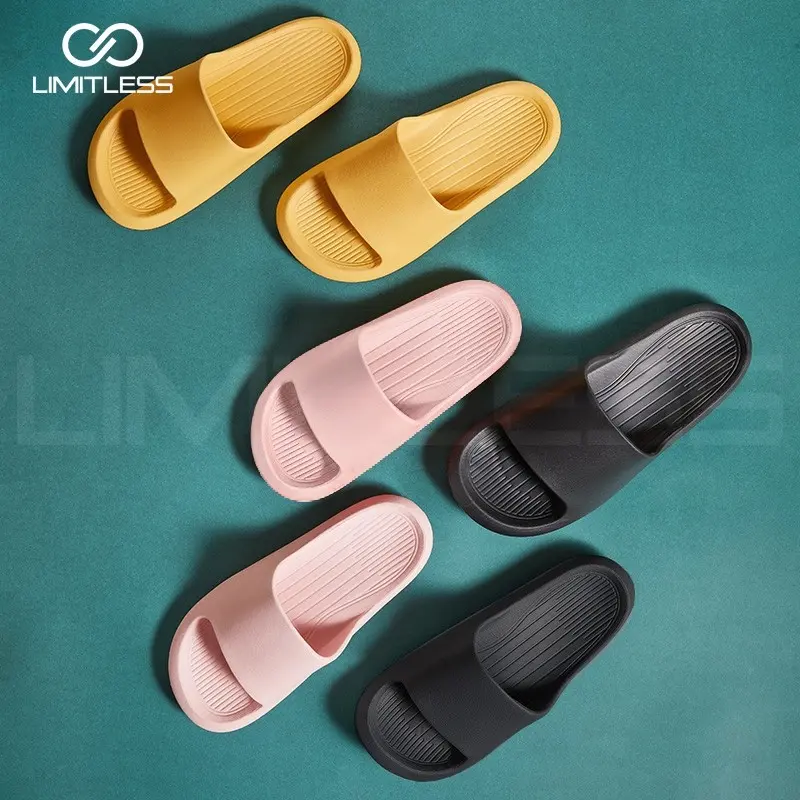 Limitless - Sandal Selop Wanita Bahan Eva Phylon Modis Sendal Cewek Slop Dewasa Slip On Kekinian Terbaru 2024 Sendal Shoes ( Karet Jelly ) Karet Jelly