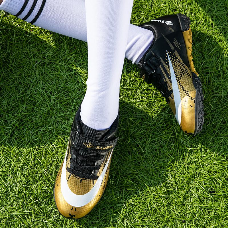 Product Introduction of JINTOHO Kids Soccer Shoes Society Children School Football Boots Cleats Grass Sneakers Boy Girl Outdoor Athletic Training Sport Footwear 41