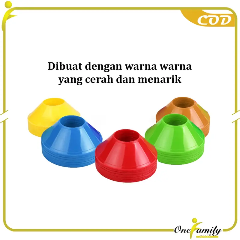 [COD] OFM O20 Cone Sepak Bola Kun Mangkok Marker Latihan Atlet 6