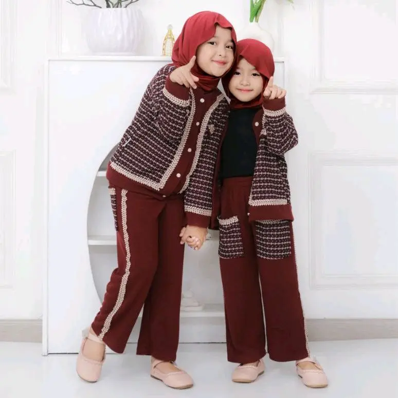 CARLA ONE SET (TANPA JILBAB) | ONESET ANAK TERBARU | BAJU ANAK PEREMPUAN Muslim