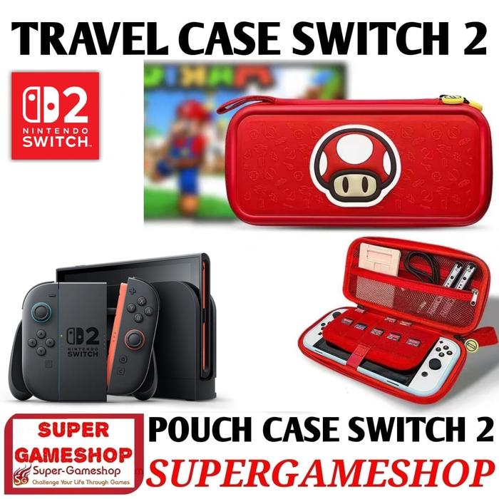 Gambar Nintendo Switch2 Carry Case Nintendo Switch 2 Hard Case Travel Pouch Switch 2 Case Switch2 Pouch dari Super-Gameshop.id Kota Administrasi Jakarta Pusat Tokopedia