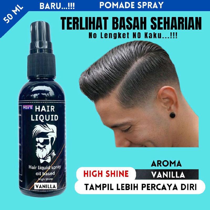Hair Liquid Spray 50 ml - minyak rambut pria - Pomade Spray Pria Untuk ...