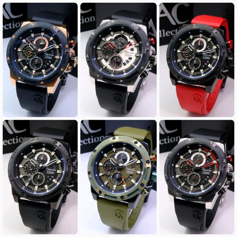 Jam Tangan Pria Alexandre Christie AC 6506 MCR Original 0