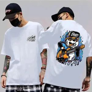 kaos atasan pria premium cotton 24s sablon digital printing t-shirt size M L XL XXL