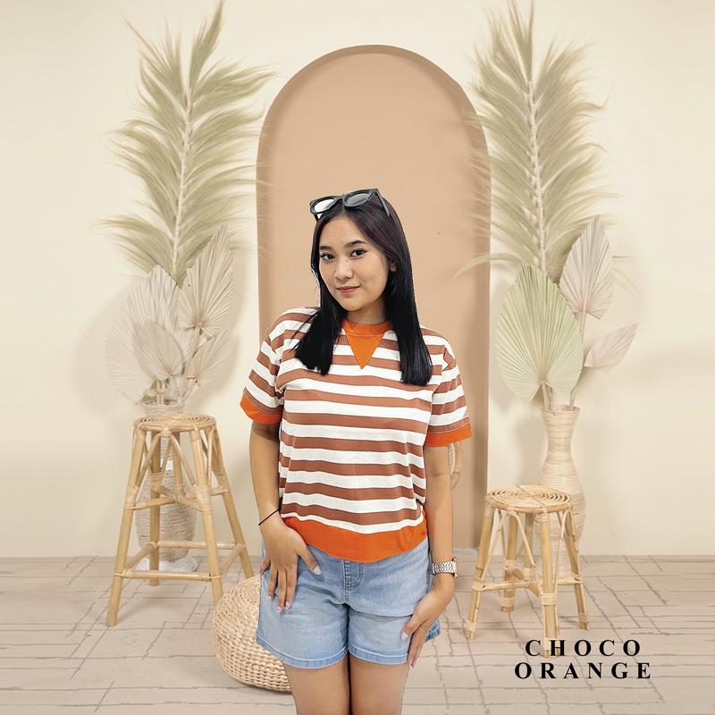 Product Introduction of Wearbypesa Kaos Croptop Salur kombinasi atasan wanita croptop 24s Dewasa Katun 1