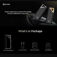 Gambar BUGANi Brief Bluetooth Speaker With Powerful Bass and crystal-clear Sound - Black Gold dari Bugani Indonesia Kota Administrasi Jakarta Utara 3 Tokopedia