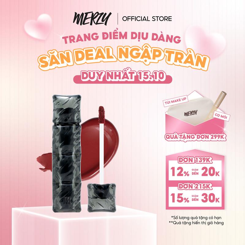 [NEW V6 - SON PHAO] Son Kem Lì Merzy Puffer Velvet Tint