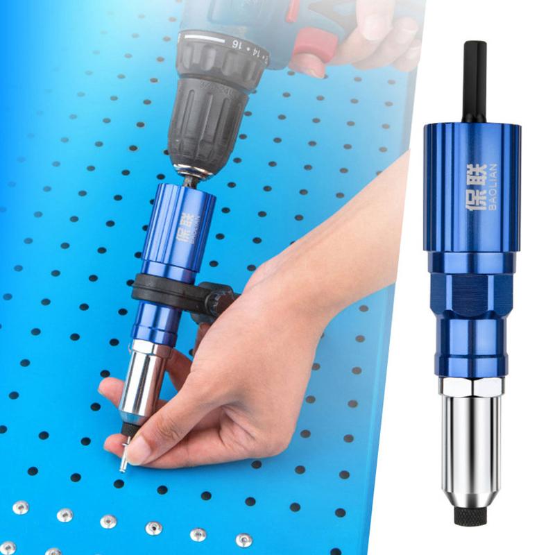Product Introduction of New Electric Rivet Adapter 2.4-4.8mm Different Guide Nozzle Models Are Used To Quickly Pull Various Specifications Of Rivets 73