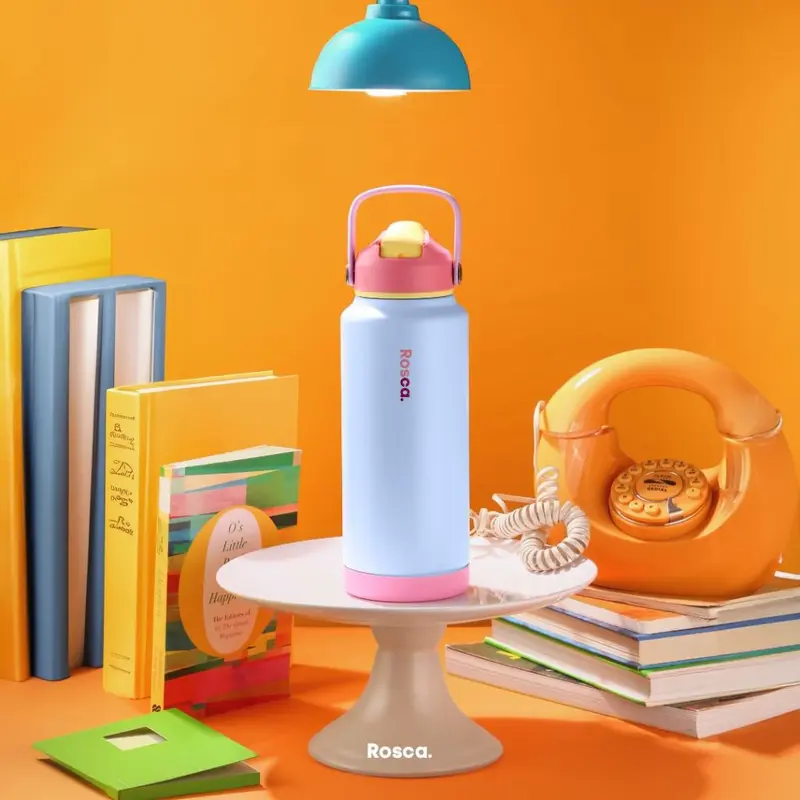 [JINGO] Rosca HandyJug Tumbler Stainless 1 Liter Botol Minum 1 Liter Tahan Panas / Dingin Portable Stainless Steel Tumblr 3